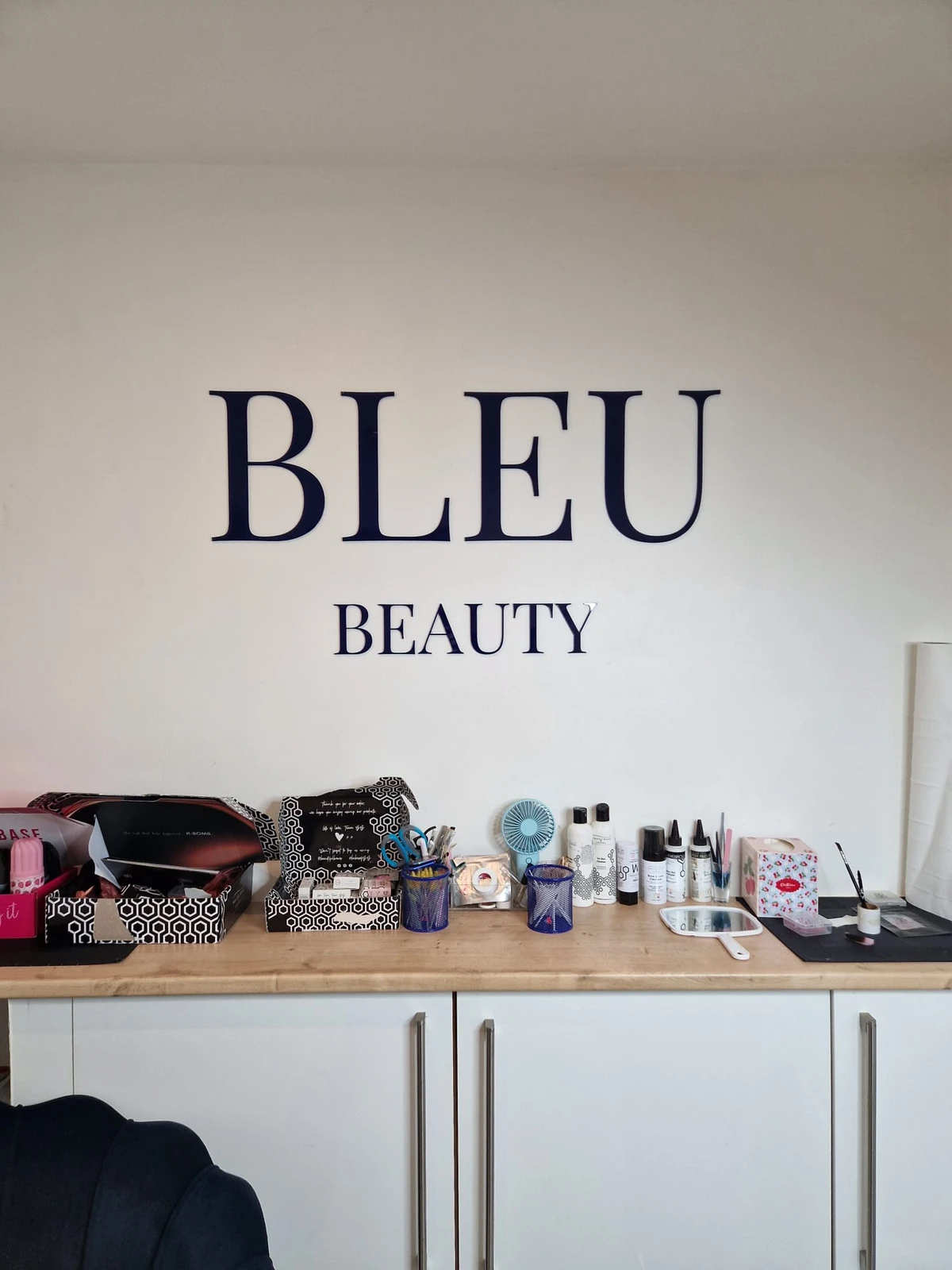 Raised interior beauty logo by Total Sign Solutions