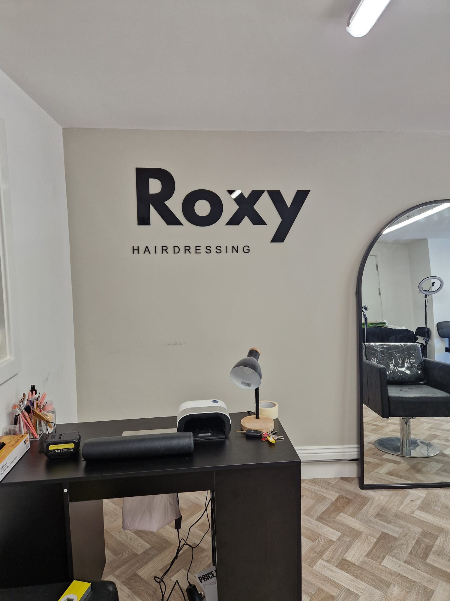 Raised reception logo by Total Sign Solutions