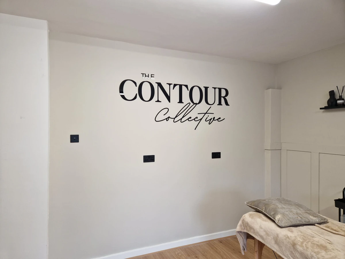 Raised interior wall lettering by Total Sign Solutions