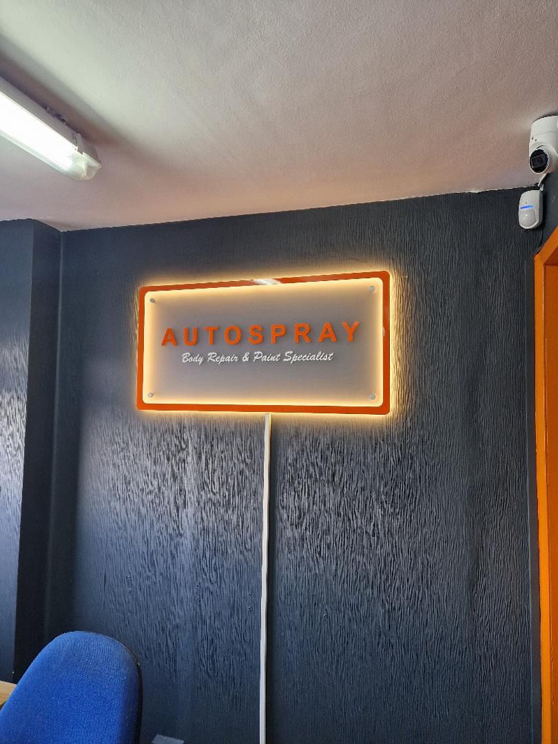 Illuminated interior signage by Total Sign Solutions