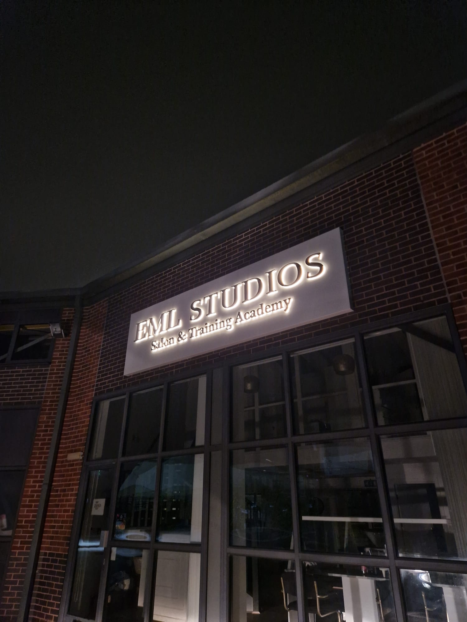 Illuminated studio sign by Total Sign Solutions