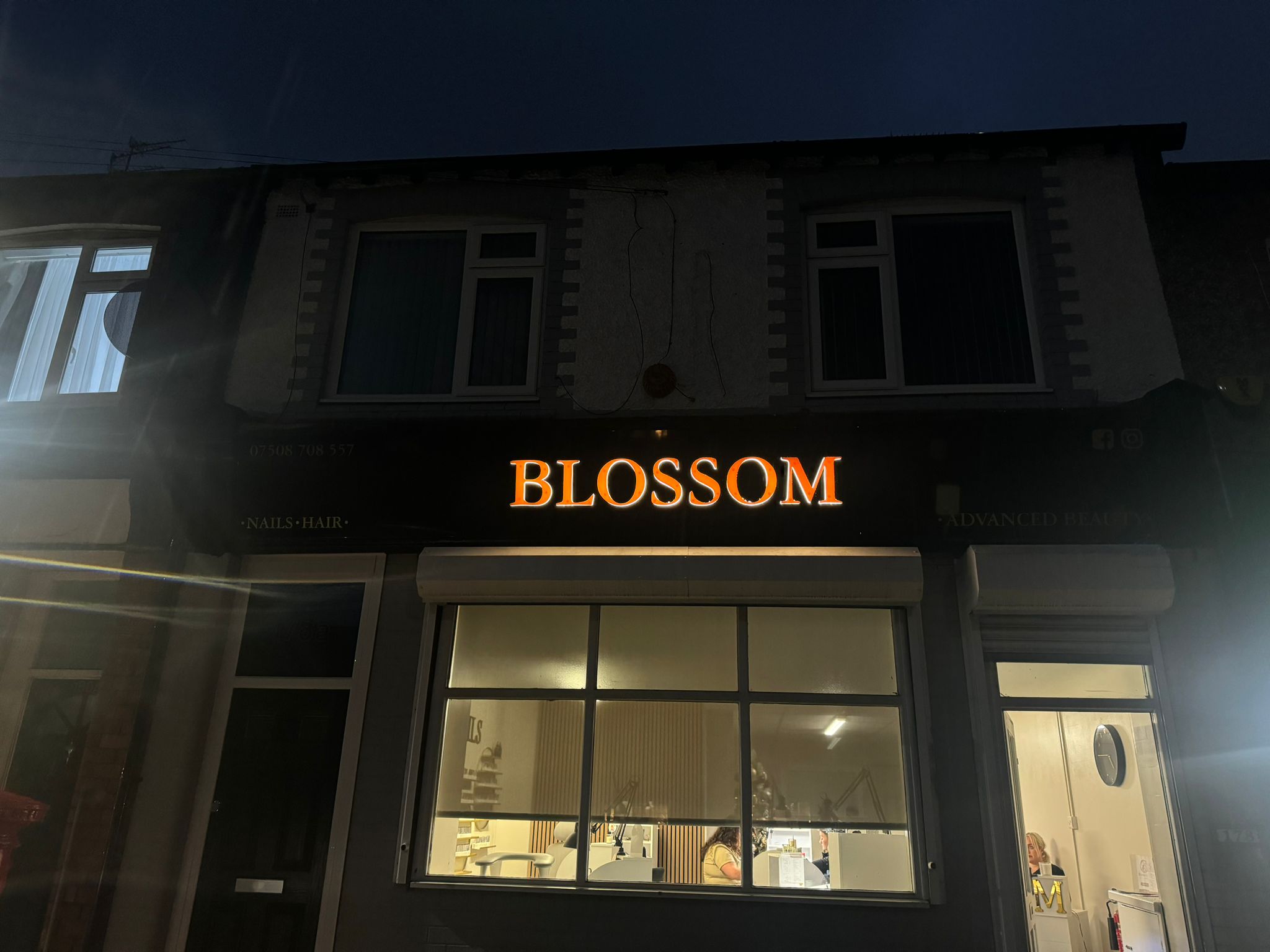 Illuminated shop-front lettering by Total Sign Solutions