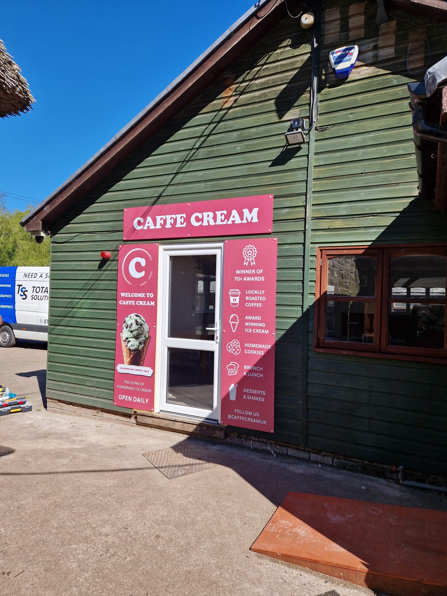 External café signage by Total Sign Solutions