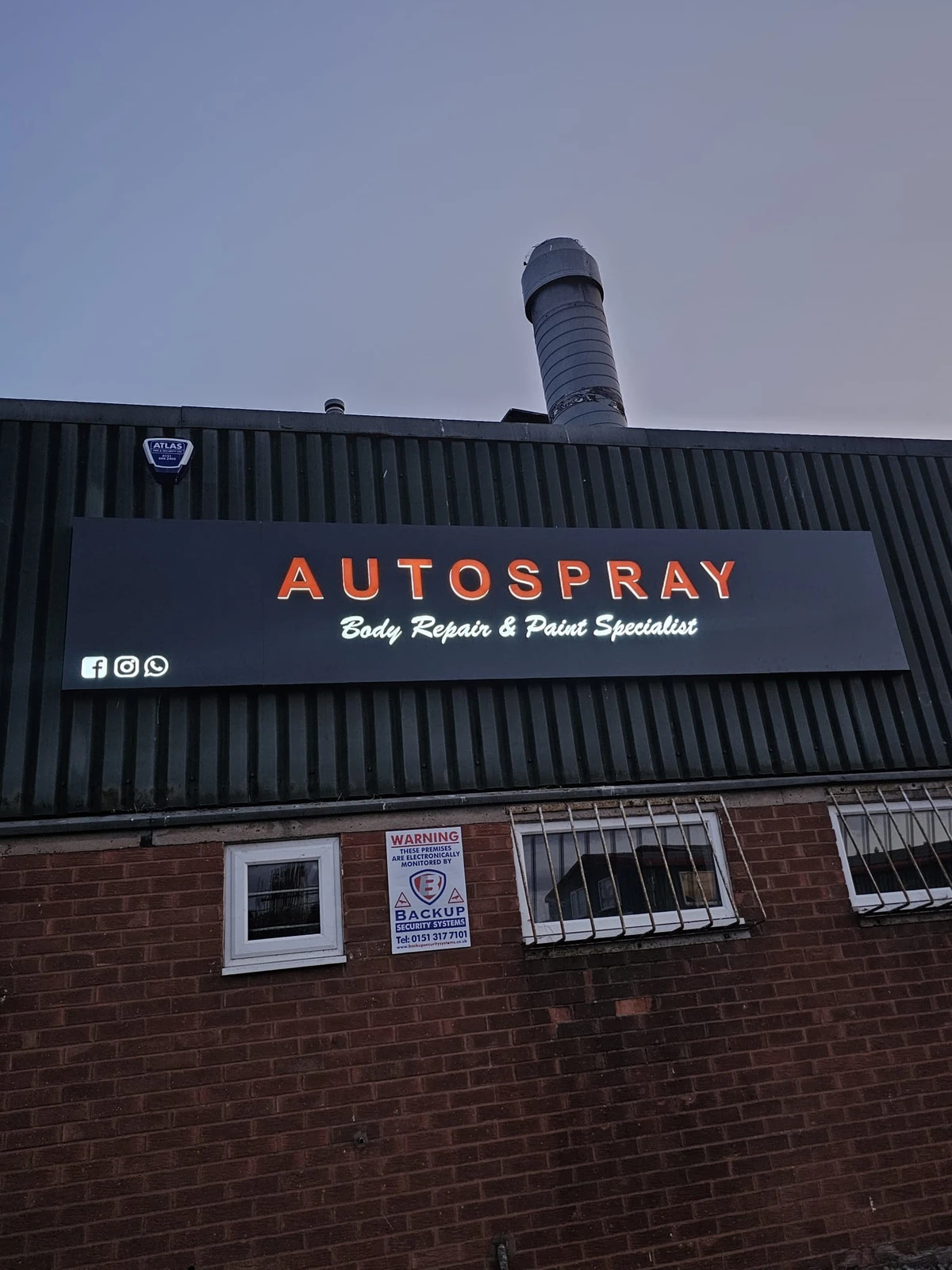 External business fascia sign by Total Sign Solutions