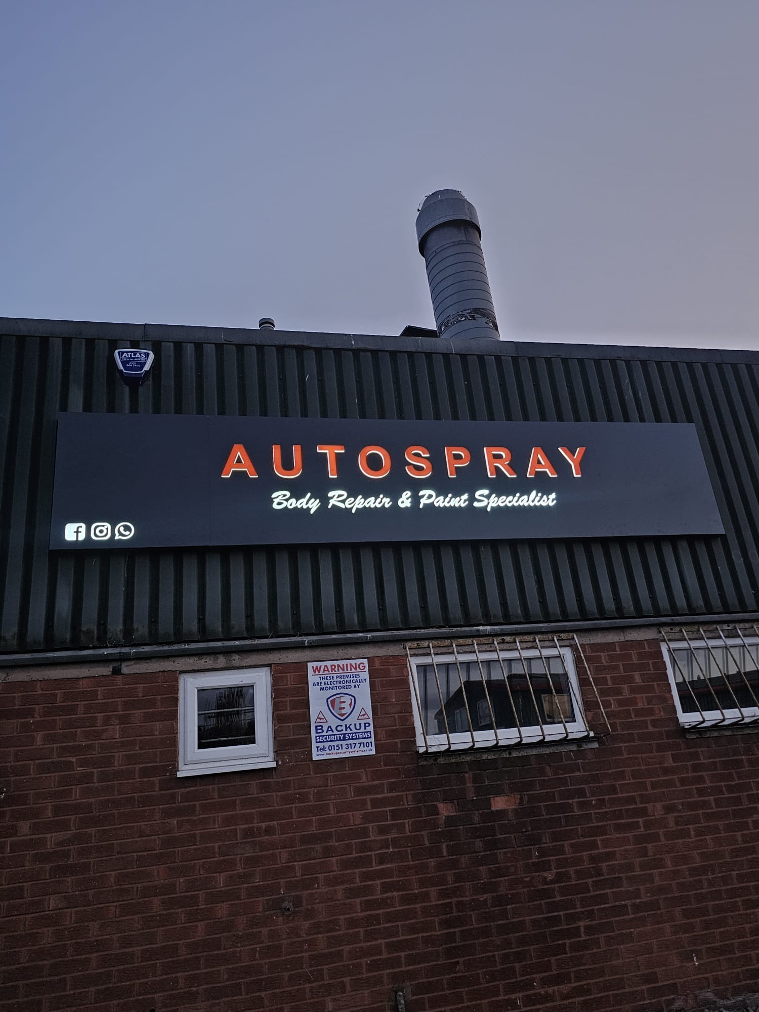 External business fascia sign by Total Sign Solutions