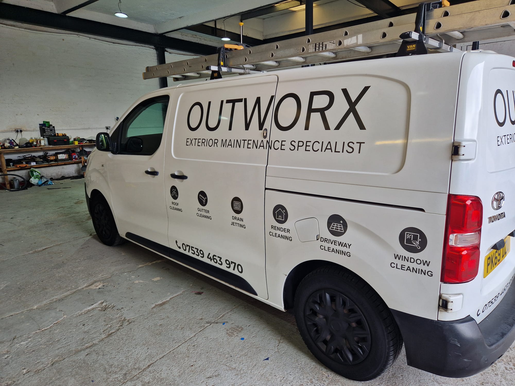 Branded vehicle graphics by Total Sign Solutions