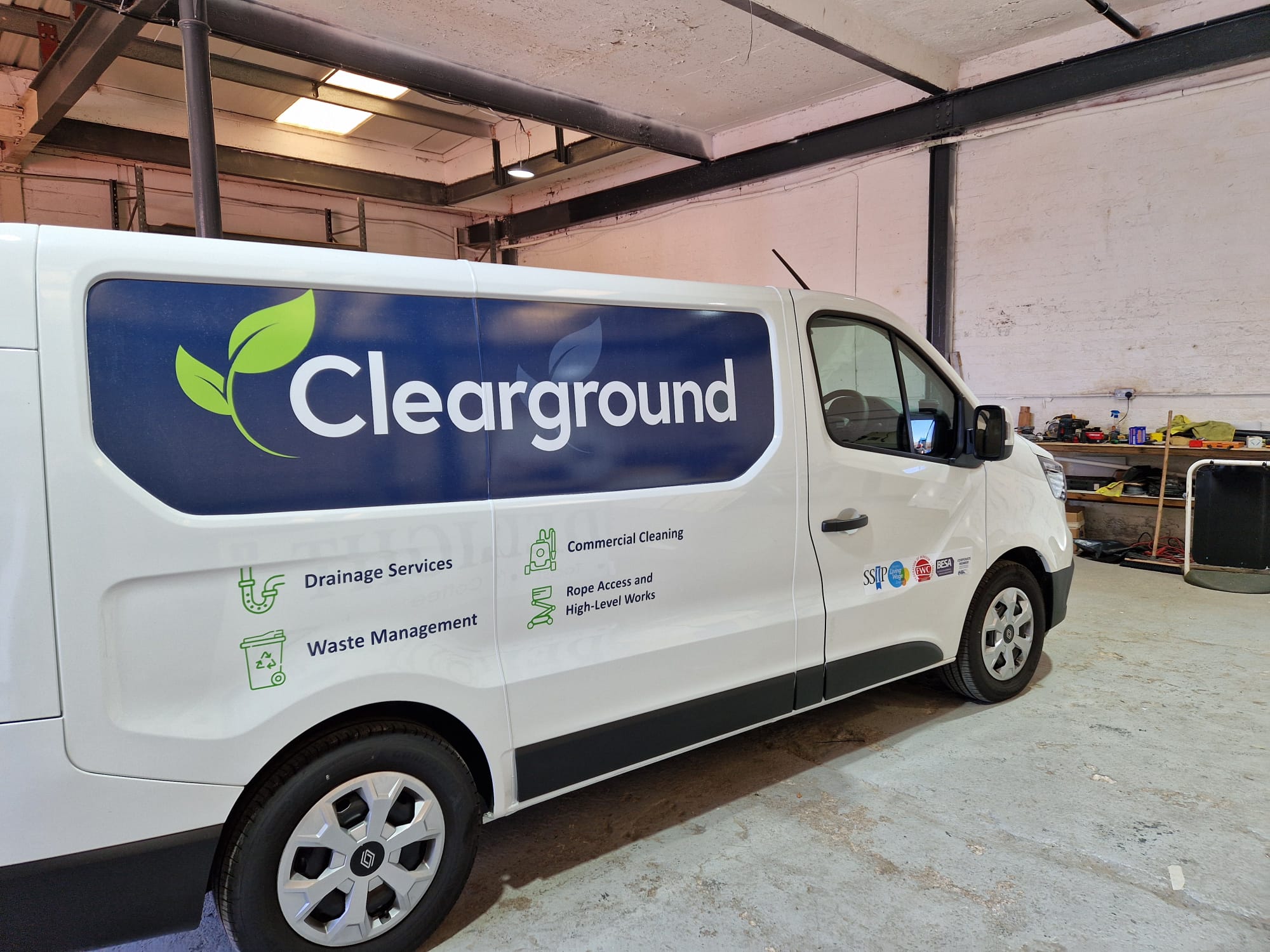 Branded van graphics by Total Sign Solutions