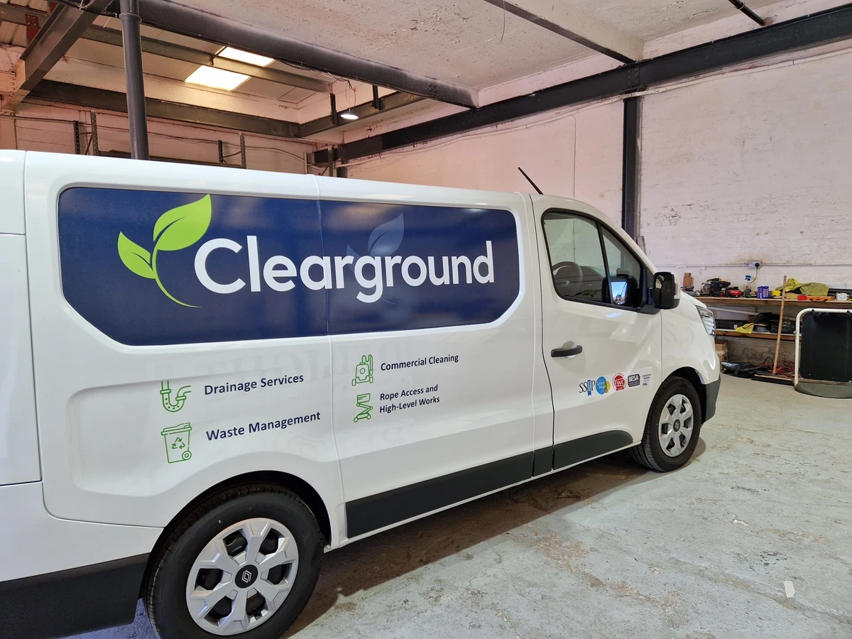 Branded van graphics by Total Sign Solutions