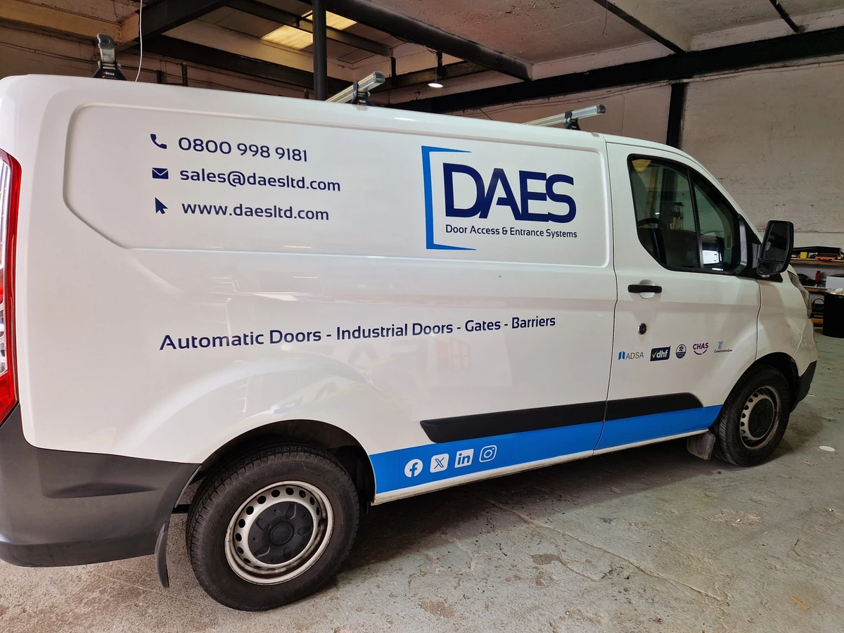 Commercial van graphics by Total Sign Solutions