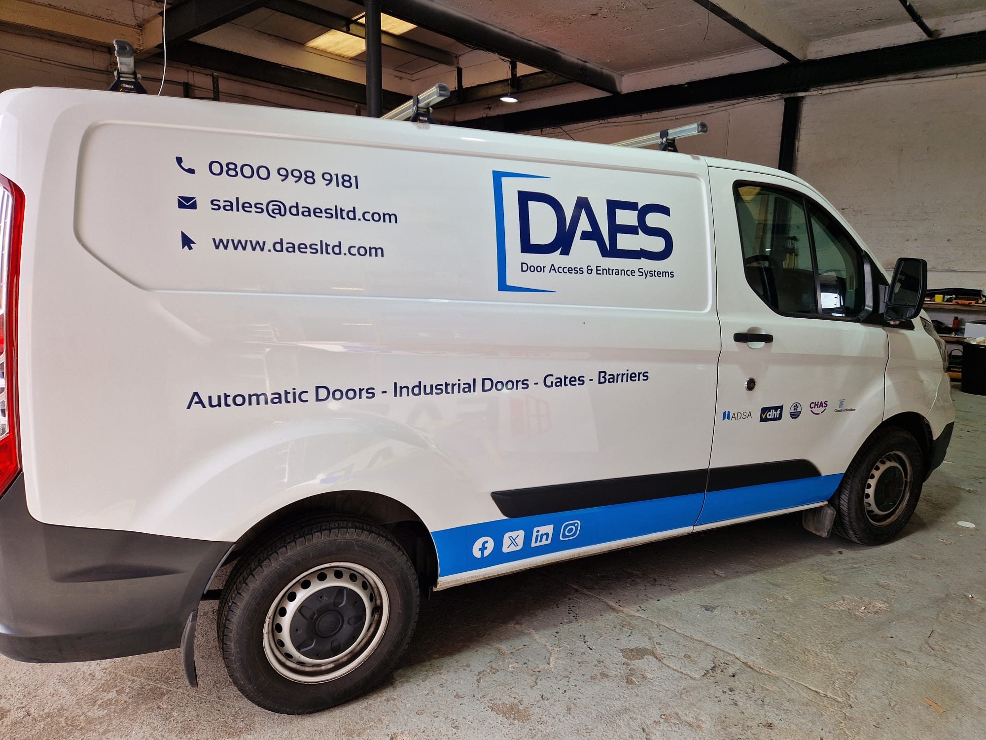 Commercial van graphics by Total Sign Solutions