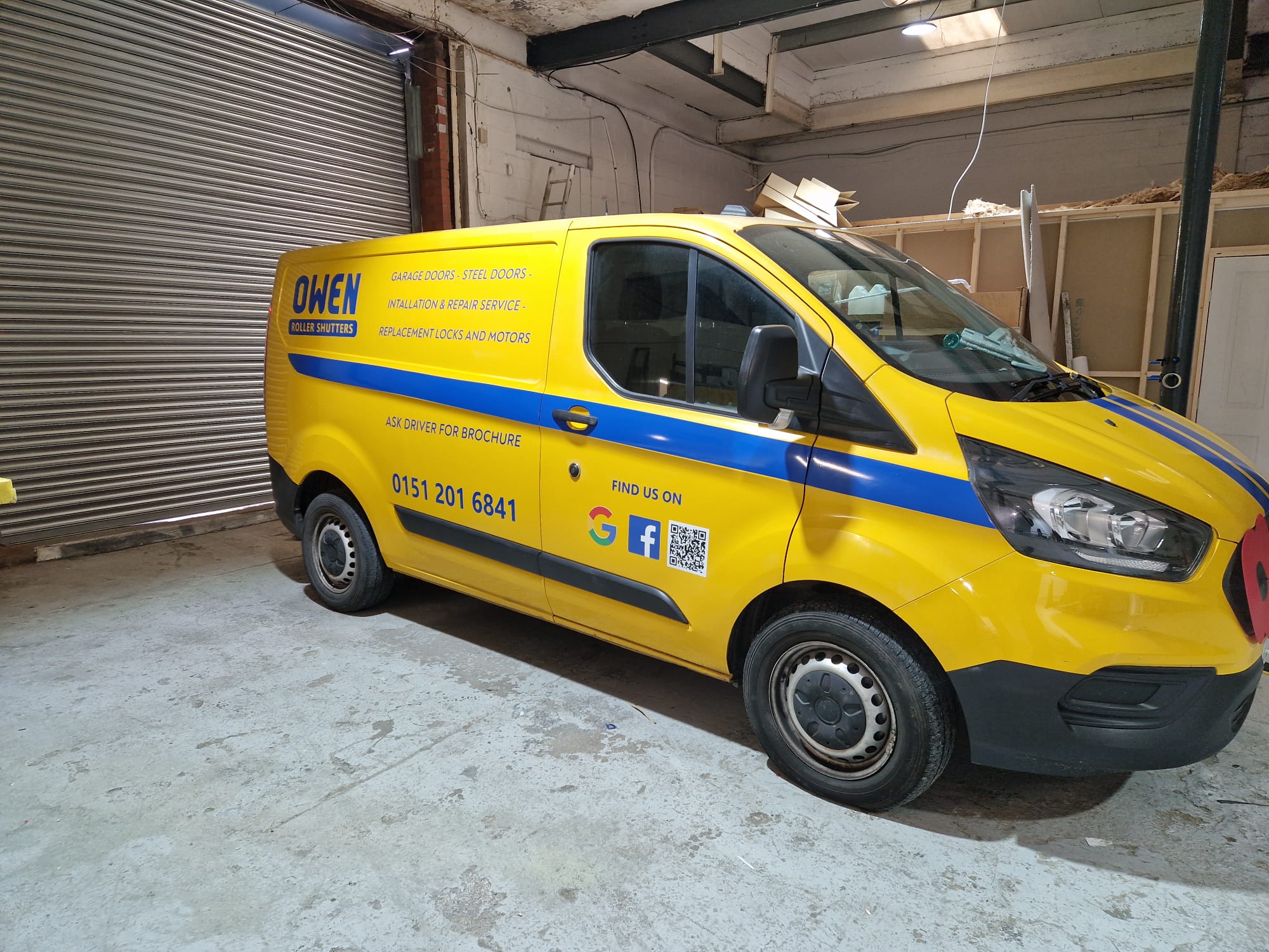 Branded service van by Total Sign Solutions