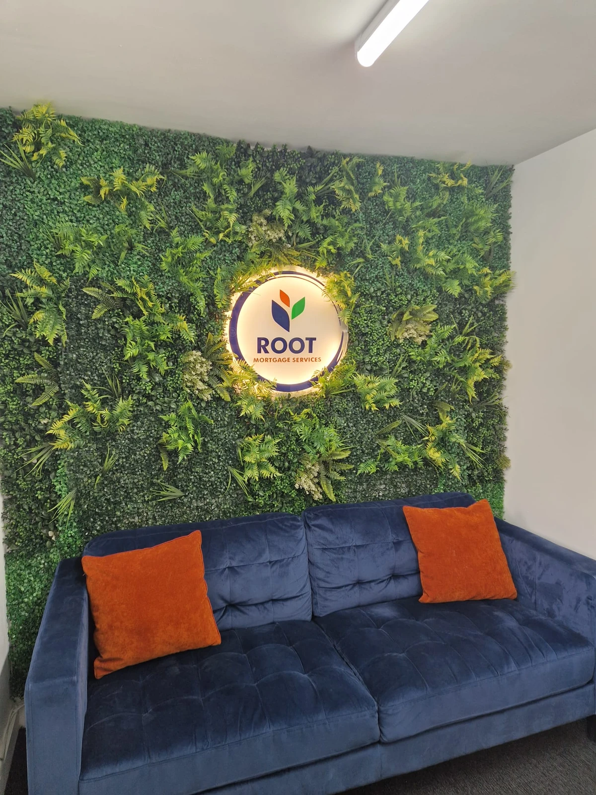 Interior feature wall logo by Total Sign Solutions
