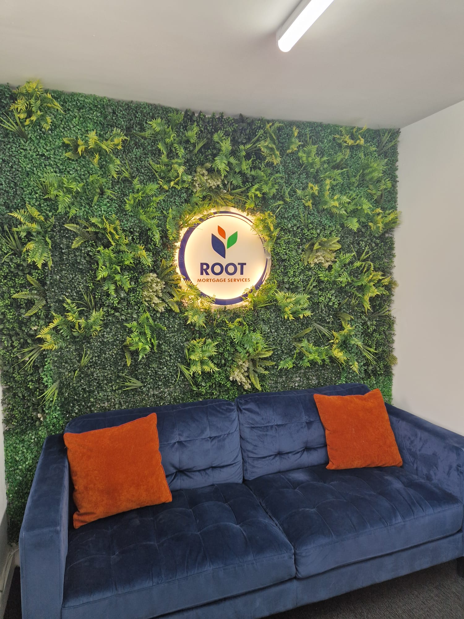 Interior feature wall logo by Total Sign Solutions