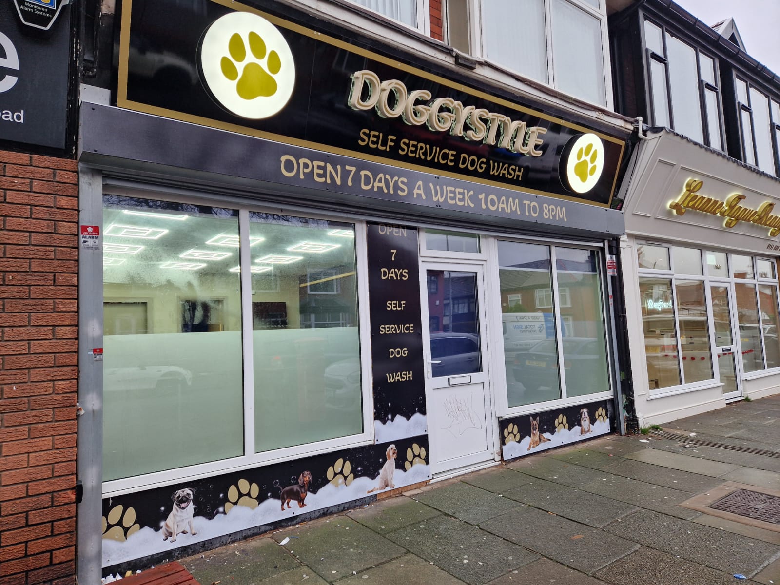 Window graphics and frosting by Total Sign Solutions